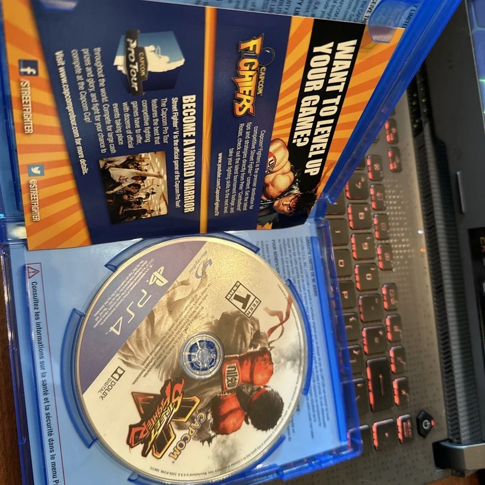 Street Fighter V Sony PlayStation 4 PS4 Fighting Game Capcom 2016 56017E
